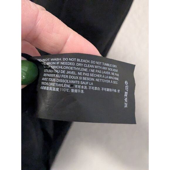 THEORY Women's Size 4 Scoop Ruffle Midi Dress Style M0305609 in Black $375 - Picture 6 of 7